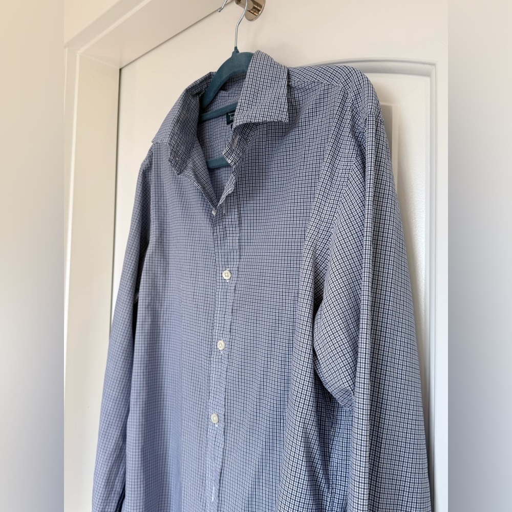 Ralph Lauren Polo Custom Fit 100% Cotton Men's Plaid Shirt size Medium - Picture 3 of 8